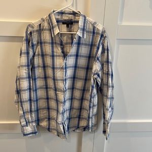 Banana Republic Button Down Shirt Plaid